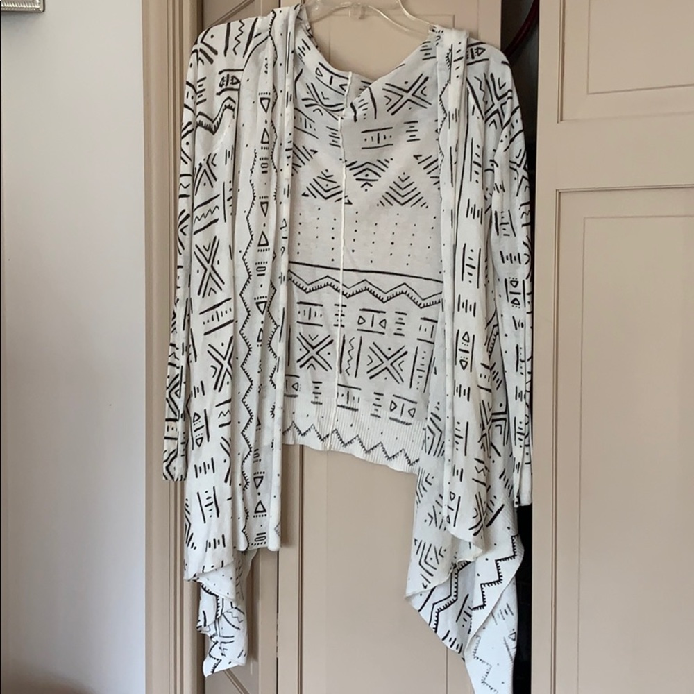 Aztec pattern cardigan